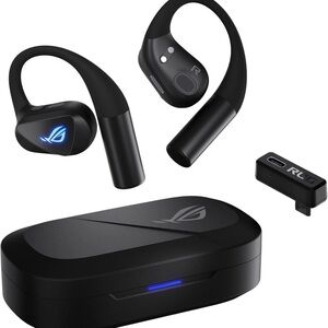 ASUS Black Wireless Gaming Earbuds with Charging Case